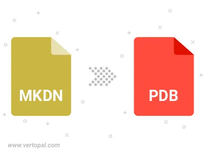 Convert MKDN to PDB GRAPHICS