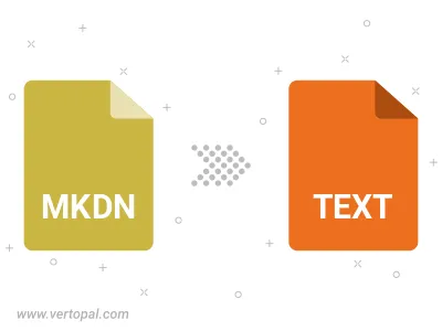 MKDN in TEXT MARKDOWNPHPEXTRA konvertieren
