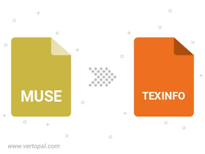 Convert MUSE to TEXINFO