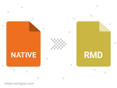 Convert NATIVE to RMD