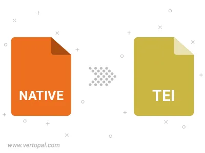 NATIVE in TEI konvertieren