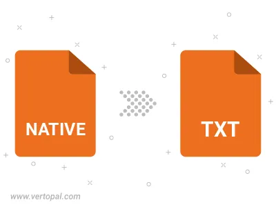 Convert NATIVE to TXT COMMONMARK