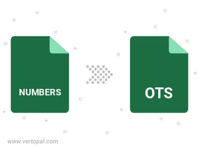 Convert NUMBERS to OTS