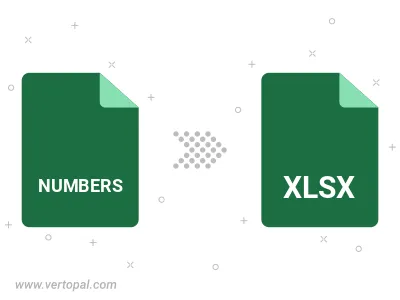 Convert NUMBERS to XLSX Convert NUMBERS to XLSX