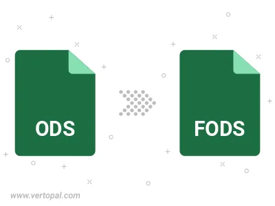Convert ODS to FODS Convert ODS to FODS