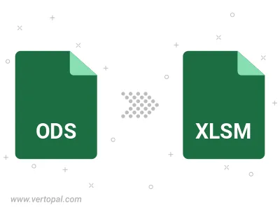 Convert ODS to XLSM Convert ODS to XLSM