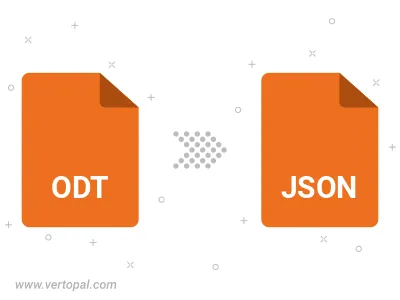 Convert ODT to JSON