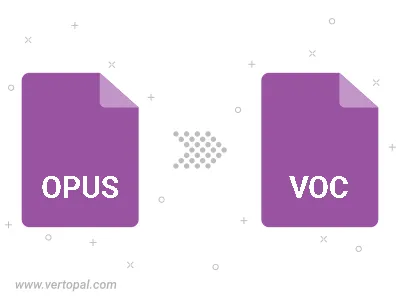 Convert OPUS to VOC