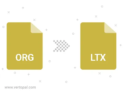 Convert ORG to LTX