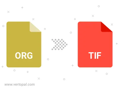 Convert ORG to TIF