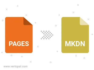 Convert PAGES to MKDN