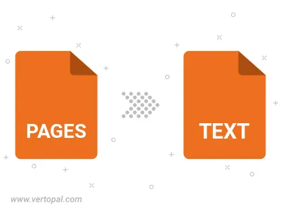 PAGES in TEXT HADDOCK konvertieren