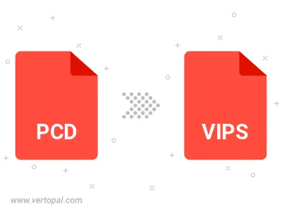 Convert PCD to VIPS