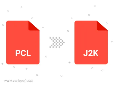 PCL in J2K konvertieren