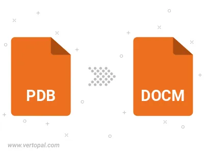 Convert PDB to DOCM