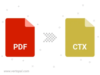Convert PDF to CTX