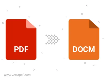Convert PDF to DOCM Convert PDF to DOCM