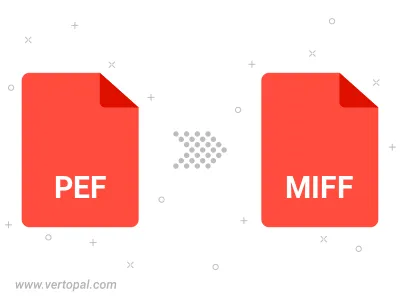 Convert PEF to MIFF