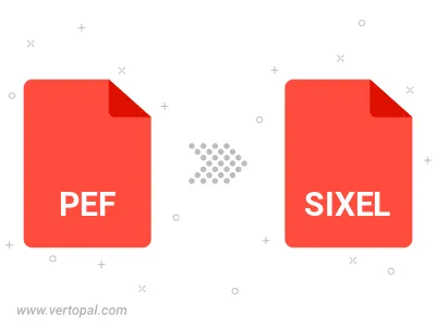 Convert PEF to SIXEL