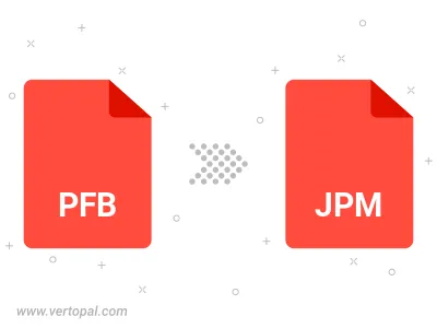 PFB GRAPHICS in JPM konvertieren PFB GRAPHICS in JPM konvertieren