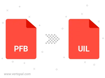 Convert PFB GRAPHICS to UIL