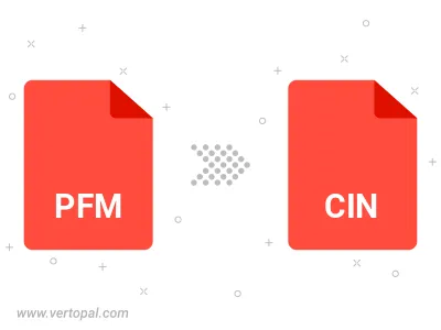 Convert PFM to CIN