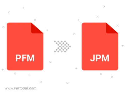 Convert PFM to JPM