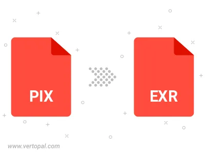 PIX in EXR konvertieren