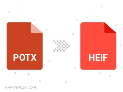 Convert POTX to HEIF
