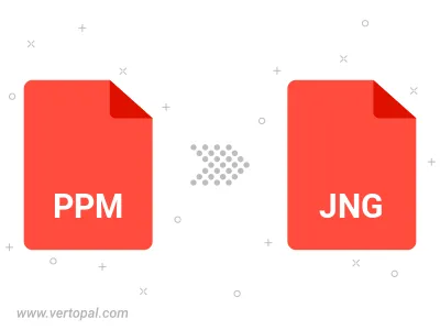 Convert PPM to JNG