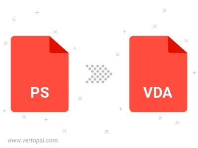 Convert PS to VDA Convert PS to VDA