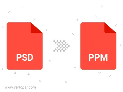 Convert PSD to PPM