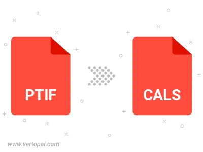 Convert PTIF to CALS