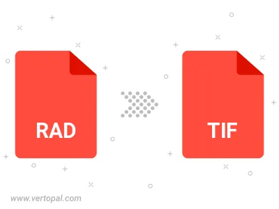Convert RAD to TIF
