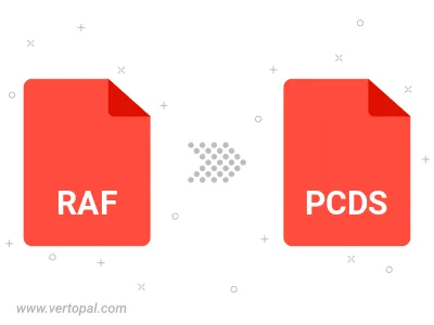 Convert RAF to PCDS