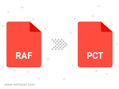 Convert RAF to PCT
