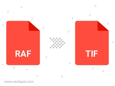 Convert RAF to TIF