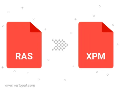 Convert RAS to XPM