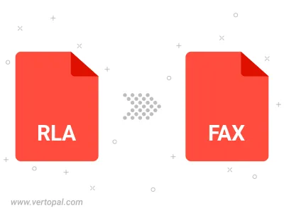 Convert RLA to FAX
