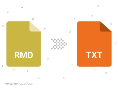 Convert RMD to TXT