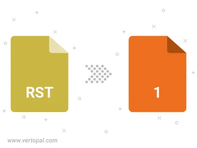 Convert RST to 1