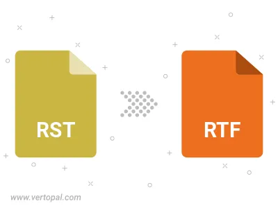 Convert RST to RTF