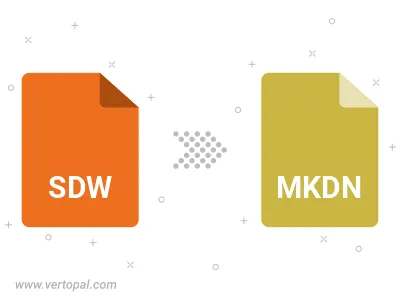 Convert SDW to MKDN