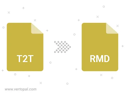 Convert T2T to RMD