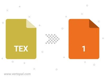 Convert TEX to 1