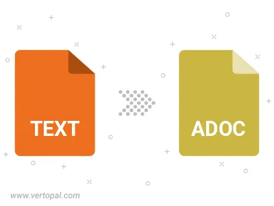 Convert TEXT MARKDOWNSTRICT to ADOC ASCIIDOC