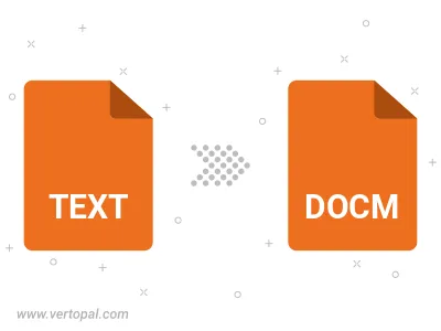 TEXT HADDOCK in DOCM konvertieren
