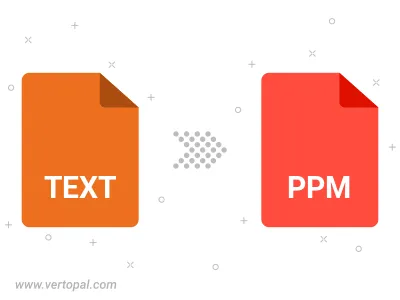 Convert TEXT MARKDOWN to PPM