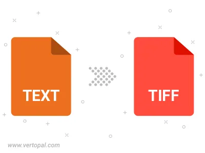 Convert TEXT MARKDOWN to TIFF