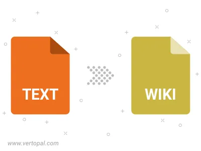 Convert TEXT MARKDOWN to WIKI VIMWIKI